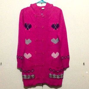 Phenom Kids Wear Pink Cardigan